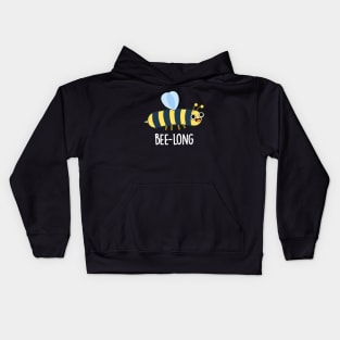 Bee-long Cute Long Insect Bee Pun Kids Hoodie